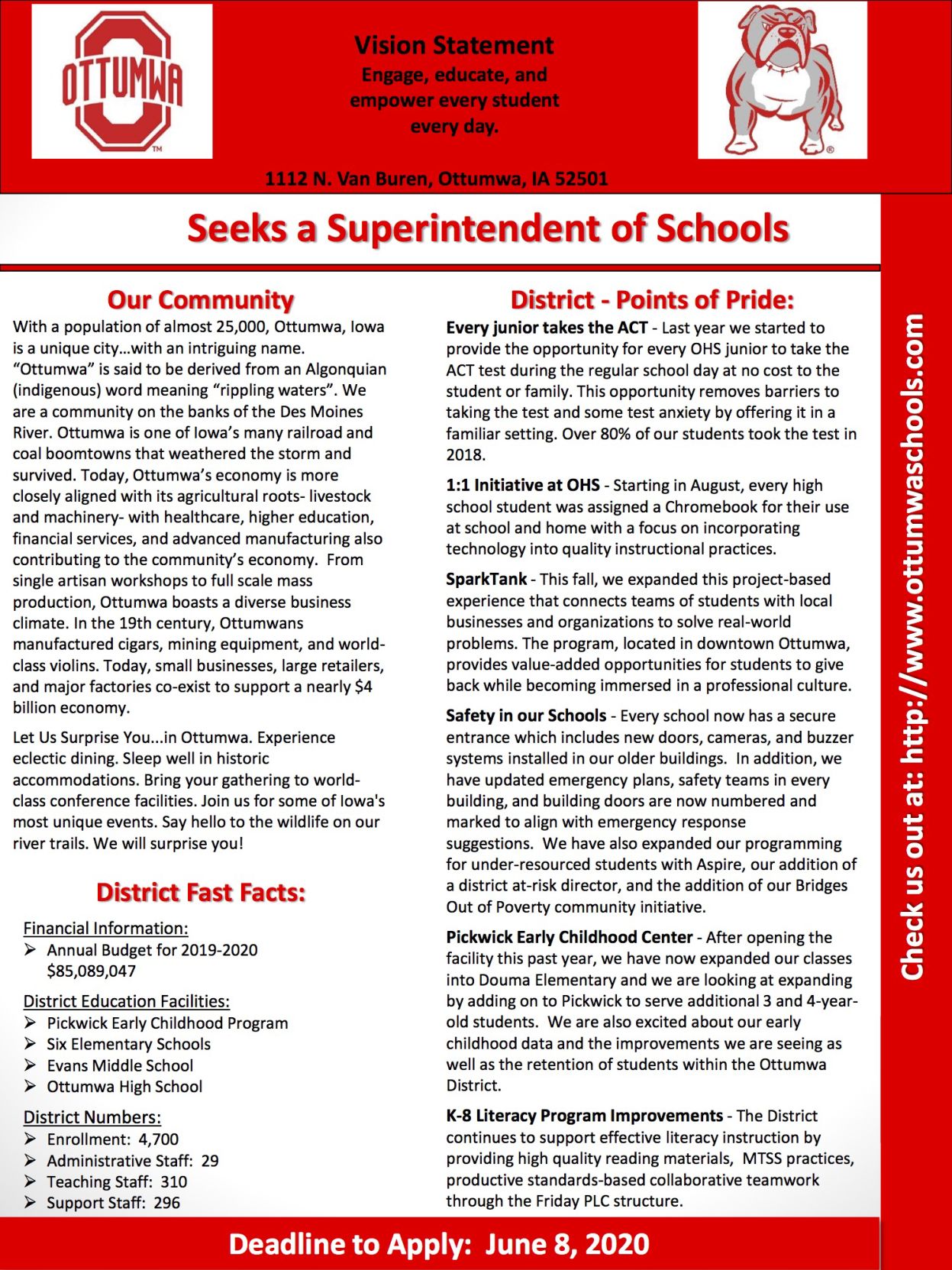Superintendent flyer